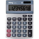 Calculatrice OD AT-812t plastique métal 143,5x102,5x30,5mm gris argent