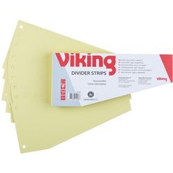 Bandes de séparation trapézoïdales niceday 190 g m² 105 mm x 240 mm jaune
