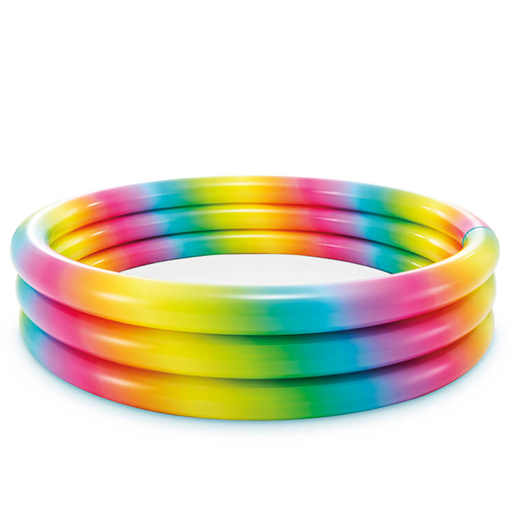 Intex Piscine gonflable arc-en-ciel ombre
