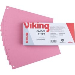 Bandes de séparation rectangulaires niceday 190 g m² 105 mm x 240 mm rose