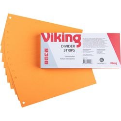 Bandes de séparation rectangulaires niceday 190 g m² 105 mm x 240 mm orange