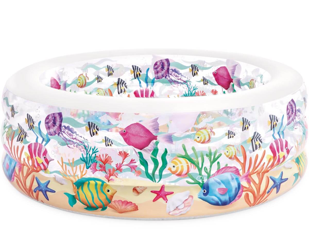 Aquarium de piscine gonflable 58480NP 152 x 56 cm transparent