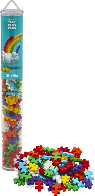 Plus plus tube arc-en-ciel plus-plus : 100 pièces (4265)