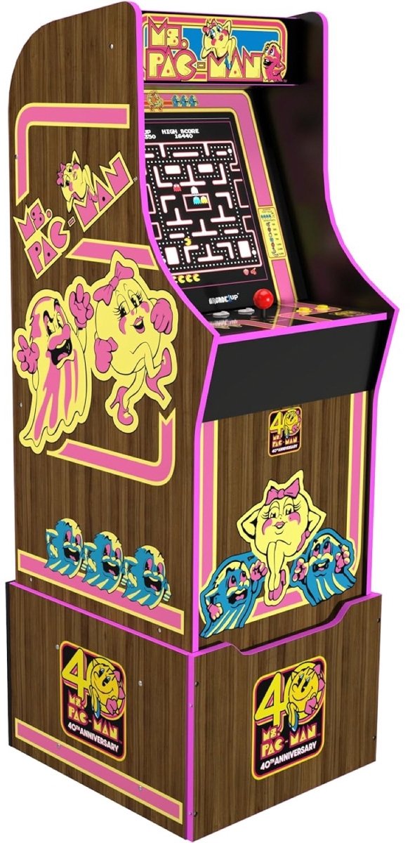 Arcade1up ms pac-man 40e anniversaire