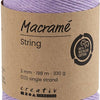 Crétiv Company Macrame Cord Purple, 198m