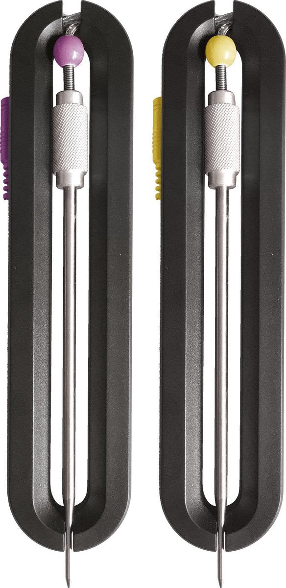 Boretti - Sondes thermomètre BBQ (jaune et violet) - kit d'extension bba87