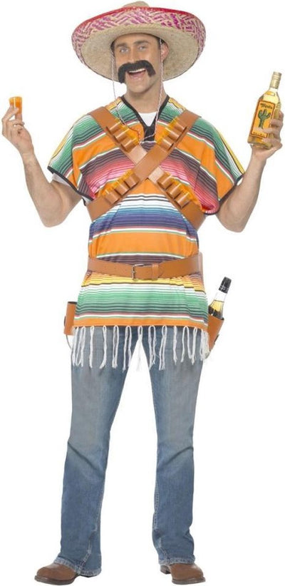 Smiffys - costume de tireur de tequila - vert multicolore