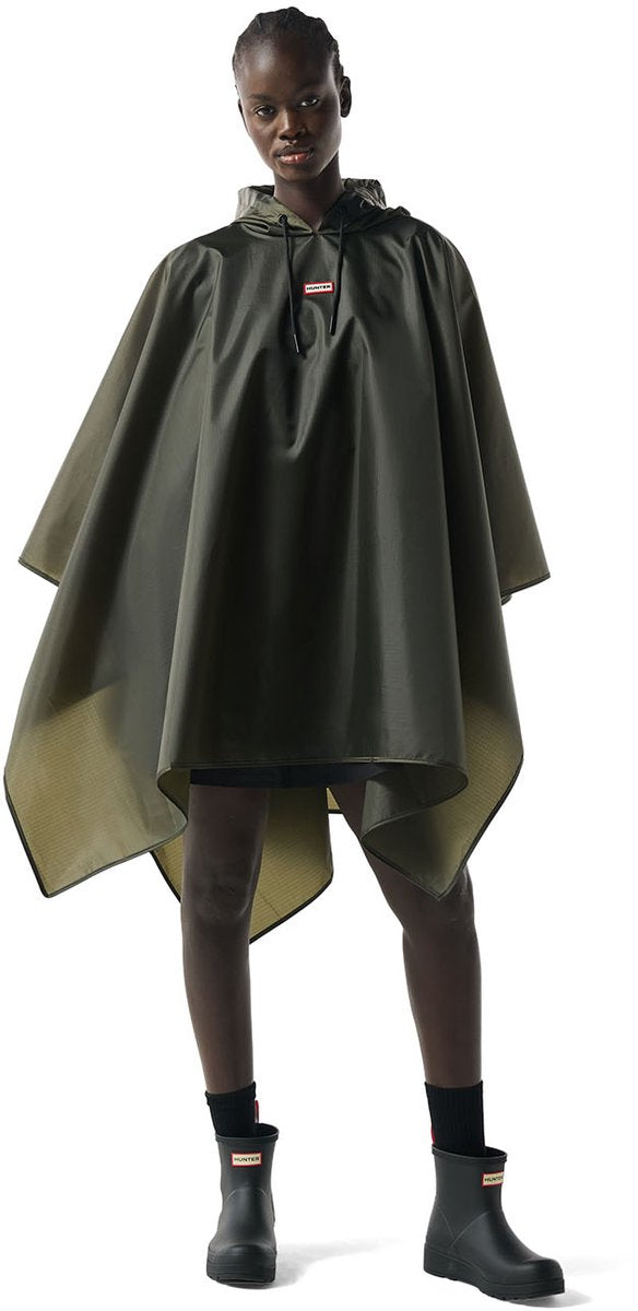 Hunter - poncho pliable unisexe kambaba vert - taille un