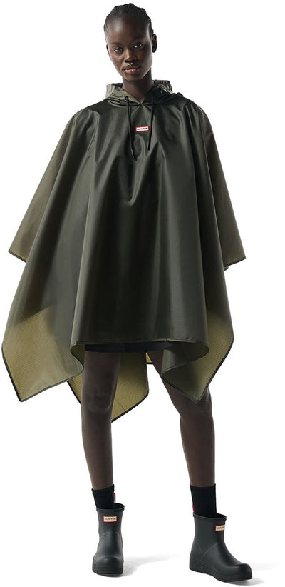 Hunter - poncho pliable unisexe kambaba vert - taille un