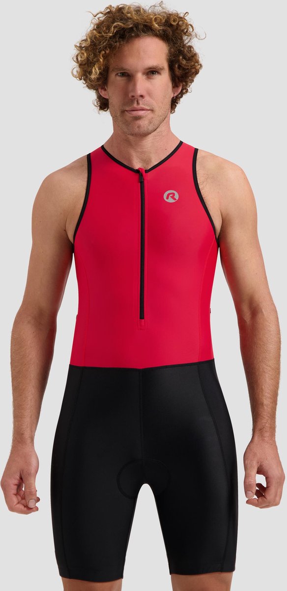 Rogelli florida trifonction homme et femme - sans manches - noir rouge - xl