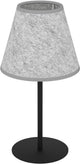 Lampe de table Eglo alsager - e27 - 39,5 cm - gris noir - acier feutre
