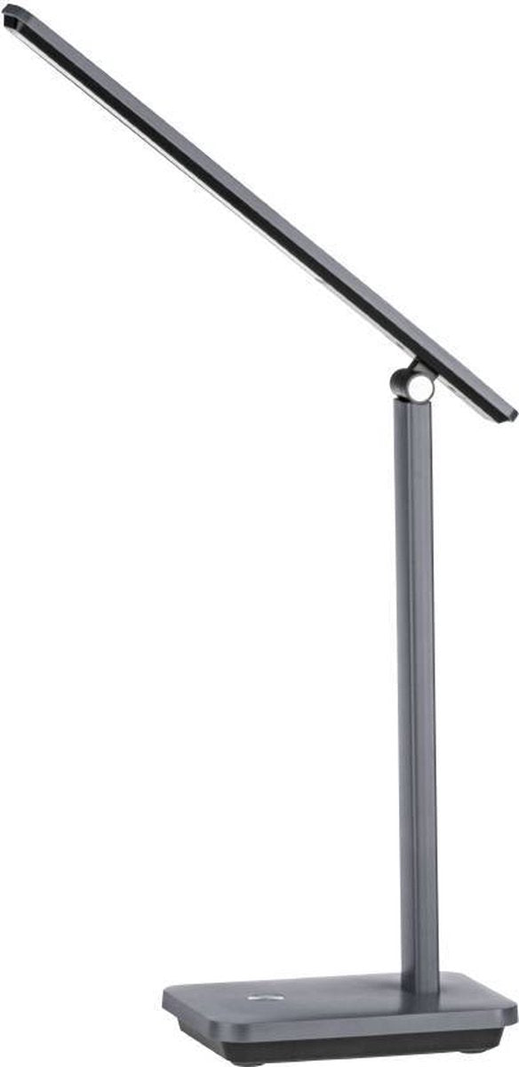 Lampe de table Eglo iniesta - LED - 35 cm - gris noir blanc - dimmable