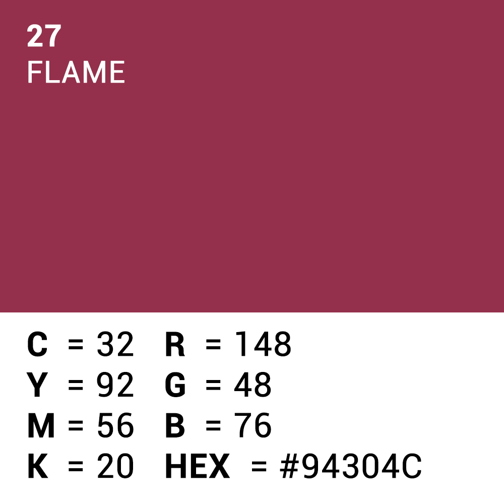 Papier d'arrière-plan supérieur 27 flamme 1,35 x 11m