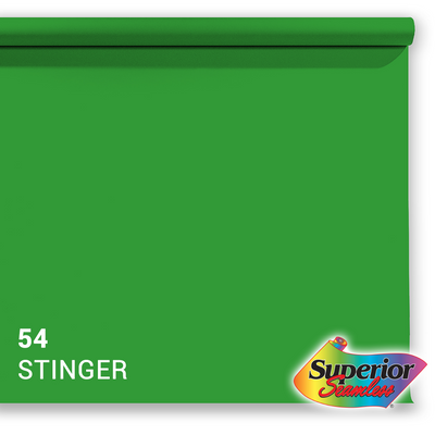 Papier de fond supérieur 54 Clé chroma Stinger 1,35 x 11m