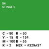 Papier de fond supérieur 54 Clé chroma Stinger 1,35 x 11m