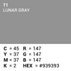 Papier de fond supérieur 71 Gris lunaire 1,35 x 11m
