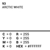 Papier d'arrière-plan supérieur 93 ARCTIC BLANC 1,35 x 11M