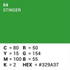 Papier de fond supérieur 54 Stinger Chromy Key 2.18 x 11m