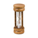 Sablier Metaltex 3 minutes bois foncé