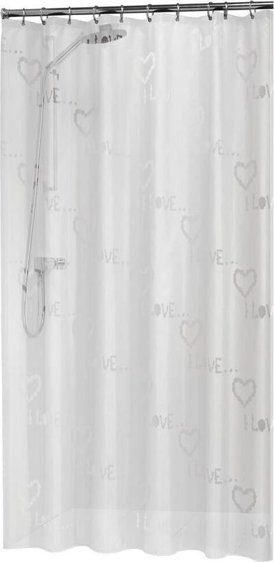 Rideau de douche à condensation Sealskin 180x200 cm - peva - blanc