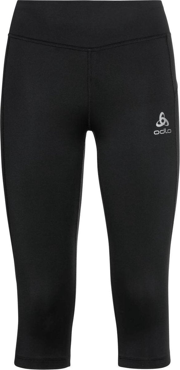 Odlo collant essentiel 3 4 femme - noir - taille xs