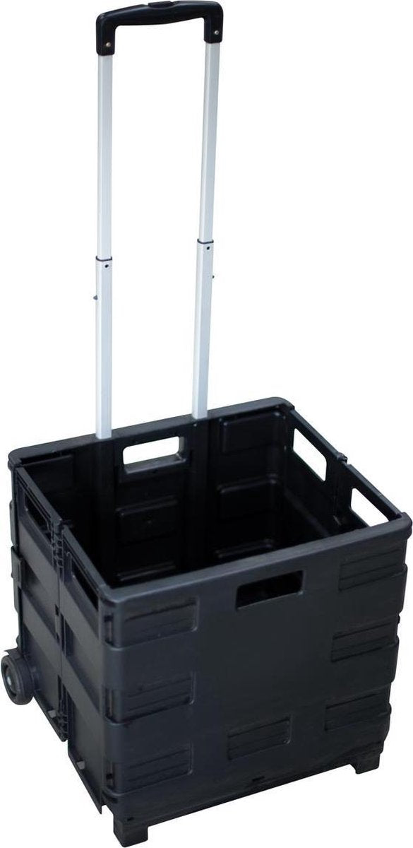 Pavo - chariot - pliable - charge jusqu'à 35kg - noir - caisse