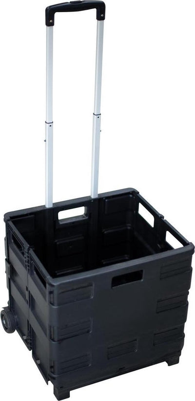 Pavo - chariot - pliable - charge jusqu'à 35kg - noir - caisse