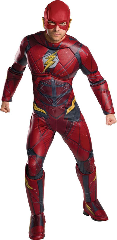 Rubies rubie's costume flash justice league deluxe homme rouge taille m l