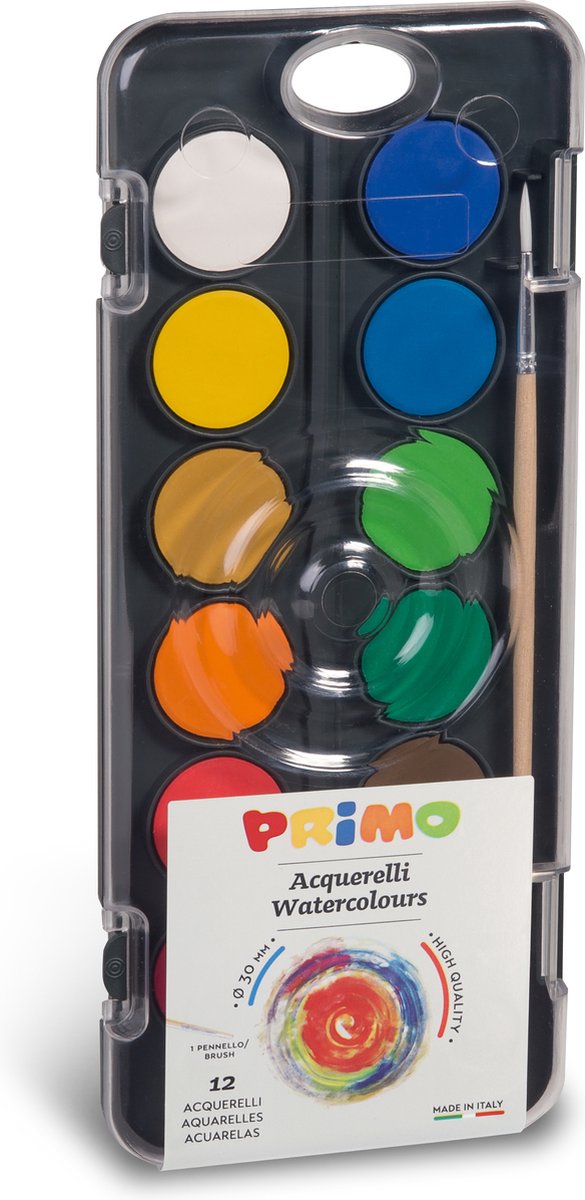 Primo - aquarelle - 12 couleurs