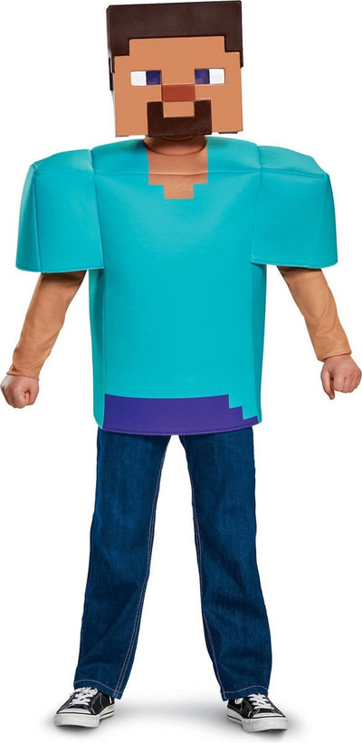 Déguisement vegaoo - costume de steve minecraft classique pour enfant