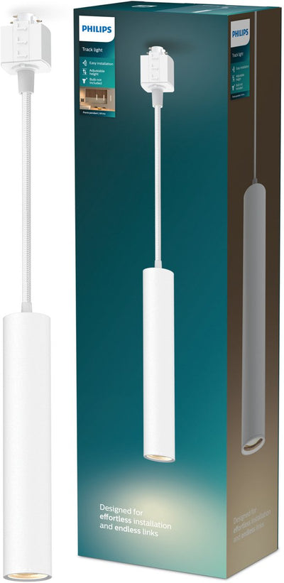 Philips led philips easylink paxie - lampe suspendue - raccord gu10 - puissance maximale : 7w - blanc - éclairage sur rail