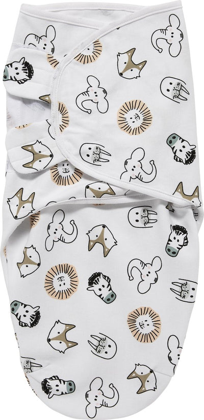 Couverture d'emmaillotage Meyco pour bébé animal - multicolore - 0-3 mois - 1,0 tog