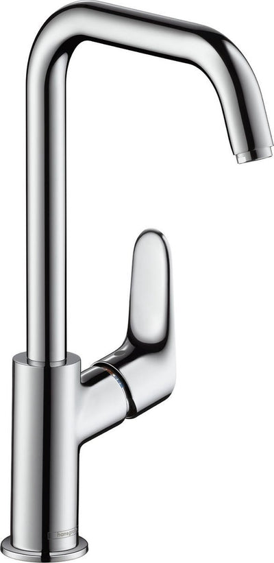 Hansgrohe focus - mitigeur de lavabo - commande monocommande - sans vidage - 240 mm - bec pivotant - chrome