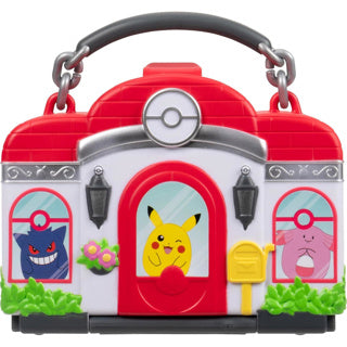 Jazwares squish-a-longs - ensemble de jeu moyen (centre Pokémon)