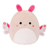 Squishmallows Jazwares - peluche moyenne (moritz - papillon de nuit pêche clair) - peluche 30cm
