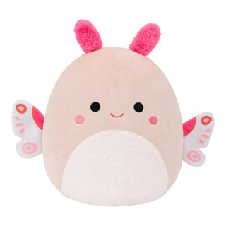 Squishmallows Jazwares - peluche moyenne (moritz - papillon de nuit pêche clair) - peluche 30cm