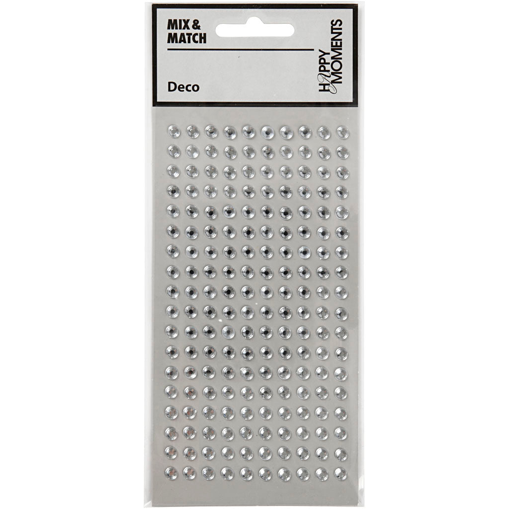 Strass Vivi Gade, d 5 mm, argent, 144 pièces 1 boîte
