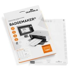 Insérer des badges durables de carte 60x90mm