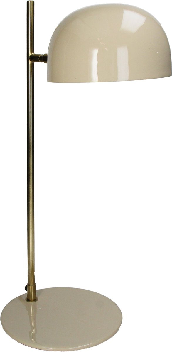 Lampe de table collection Hd métal beige 25x19x50cm