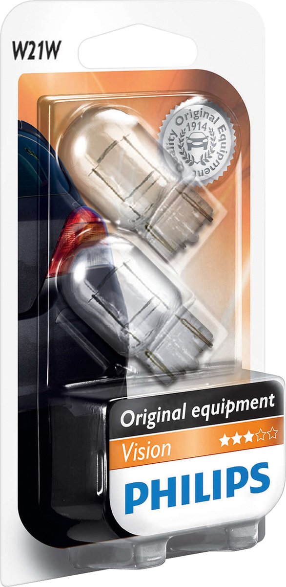 Philips w21w 12v - originaux - set