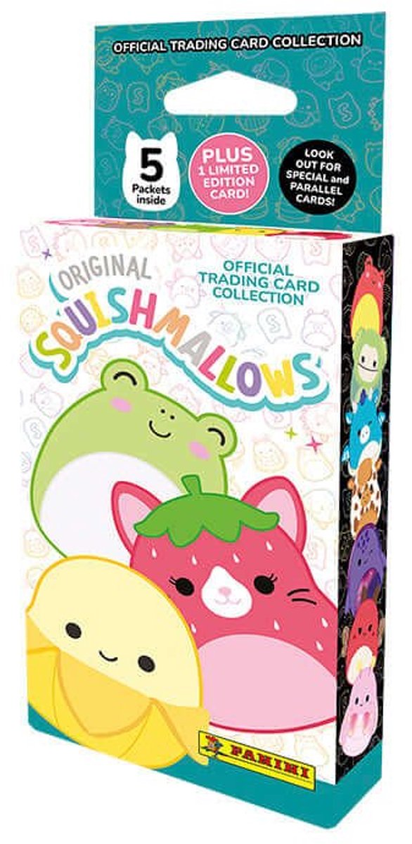 Panini - cartes à collectionner squishmallows - ecoblister - 5 paquets