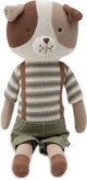 Jollein peluche - 40x15cm - chien - mick - poupée peluche