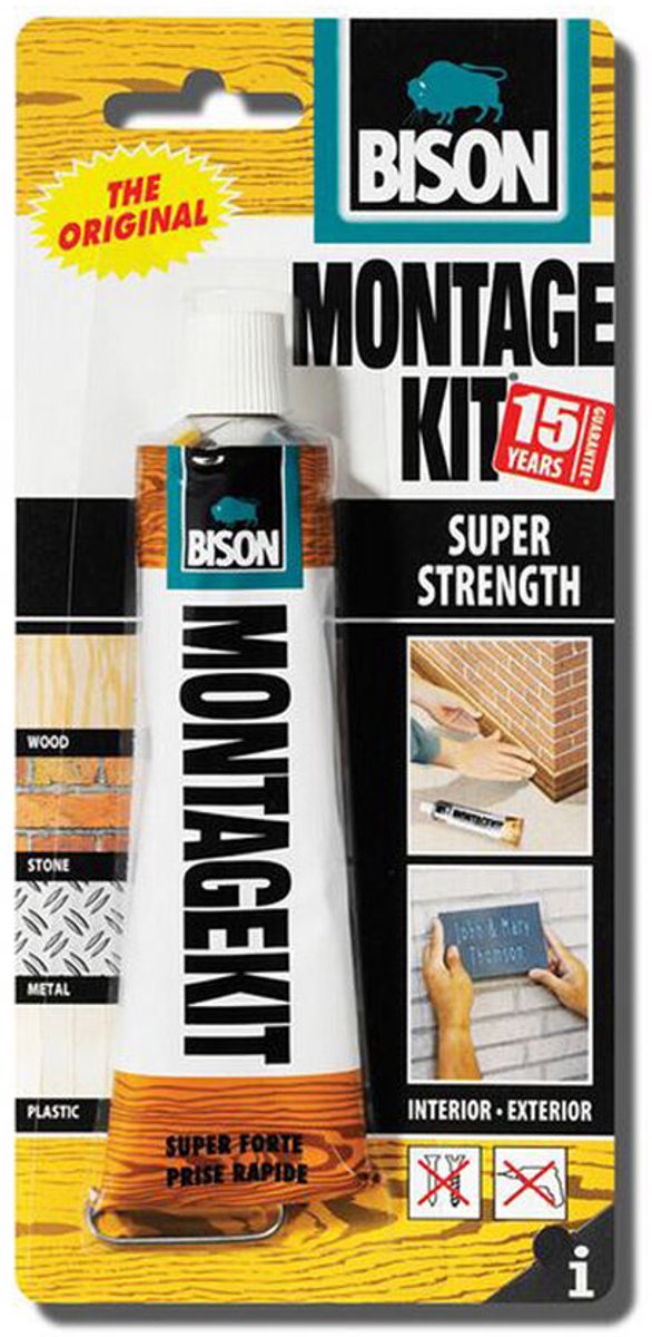 Kit de montage Bison - colle de montage néoprène - 125g
