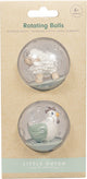 Boules rotatives de petite ferme néerlandaise, ensemble de 2