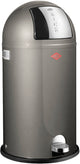 Poubelle Wesco kickboy | poubelle à pédale | 40 litres | métal - graphite | poubelle - fabriquée en Allemagne