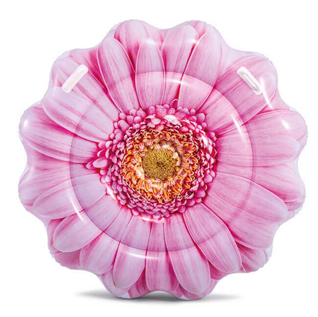 Matelas pneumatique marguerite rose