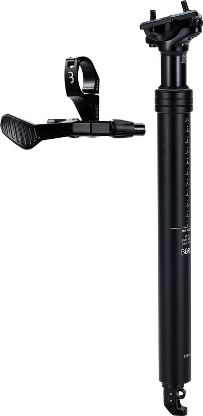 Bbb cycling lift post tige de selle réglable tige télescopique ø31,6 mm - tige de selle avec levier de commande à distance - 518 mm - certifié pour : vélo électrique, vélo de course vtt - bsp-51