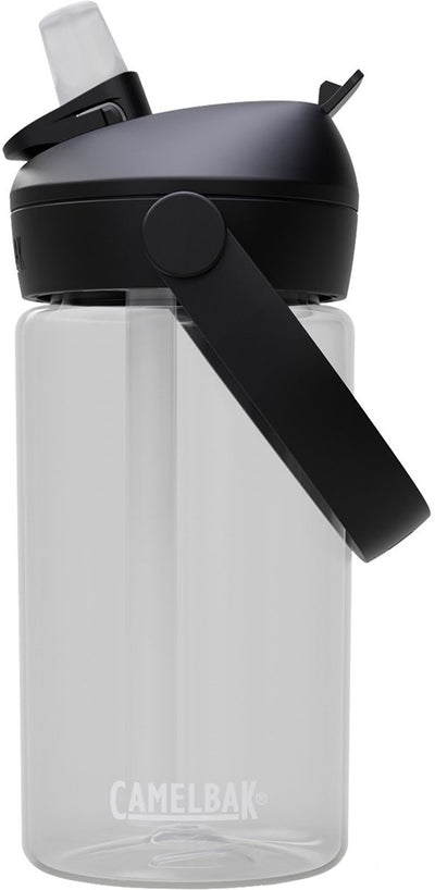 Camelbak Thrive Flip Straw Gourde Enfants - 400 ml - avec Paille - Bouteille d'eau - Transparent (Clair)