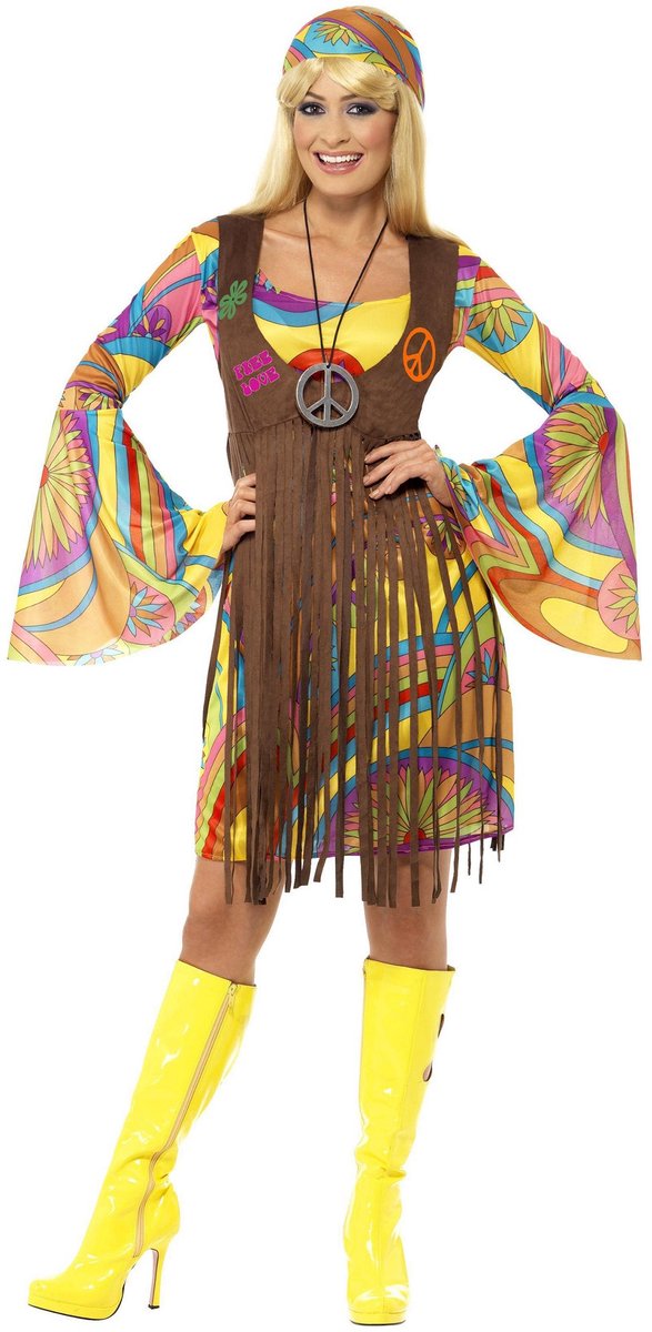 Vegaoo tenue hippie pour femme - déguisement - moyen