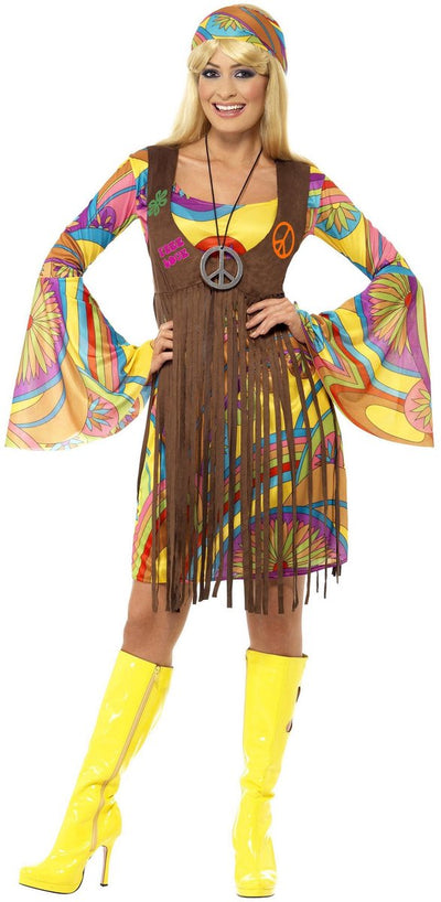 Vegaoo tenue hippie pour femme - déguisement - moyen